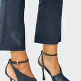 Karolína Elegantne Špicaste Čevlje z Ankelnim Trakom