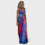 Ronja - La Bamba Tie-Dye Print Maxi Obleka