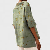 Lenka - Eleganten top z V-izrezom