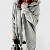 Daniela – Dolg cardigan s kapuco